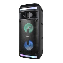 Напольная колонка FUMIKO SAMPLE FBS41-01 (Bl/USB/TF/FM/AUX/микр/ПДУ/цветомуз/30Вт) 290x670x290 чер