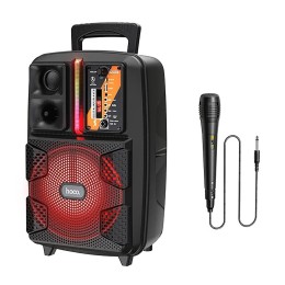 Напольная колонка HOCO BS37 (Bl/TWS/TF/USB/AUX/2200mAh/микрофон/пульт) черная