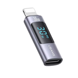 Переходник Lightning - Type-C выход USAMS S681 AU18 (30W/дисплей)