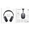 Полноразмерные беспроводные наушники BOROFONE BO35 Plus (45 ч/400 mAh/Bluetooth/AUX) серый металл