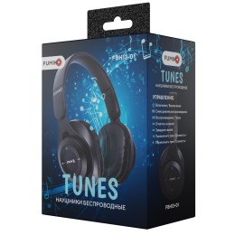 Полноразмерные беспроводные наушники FUMIKO TUNES (4 ч/150 mAh/Bluetooth/AUX/TF) черные