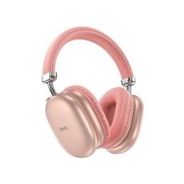 Полноразмерные беспроводные наушники HOCO W35 Max (90 ч/800 mAh/Bluetooth/AUX/TF) розовые  