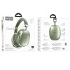 Полноразмерные беспроводные наушники HOCO W35 Max (90 ч/800 mAh/Bluetooth/AUX/TF) зеленые  