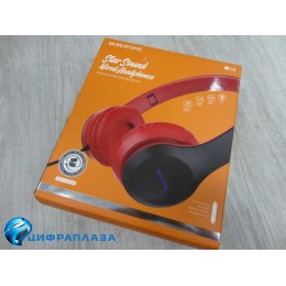 Полноразмерные проводные наушники BOROFONE BO5 красные