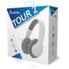Полноразмерные проводные наушники SMARTBUY TOUR 2, рег.громкости, кабель 1.8м серые
