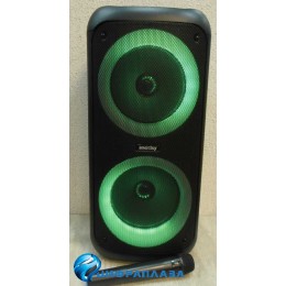 Портативная колонка 2.0 SMARTBUY LAVA (BT/USB/TF/FM/AUX/микроф/ПДУ/цветомуз/48Вт) 260x580x250 чер