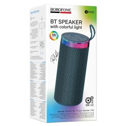 Портативная колонка BOROFONE BR105 (Bluetooth/USB/TF/5Вт) темно-синяя