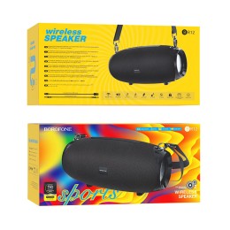 Портативная колонка BOROFONE BR12 (Bluetooth/USB/TF/AUX/10Вт) черная