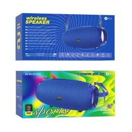 Портативная колонка BOROFONE BR12 (Bluetooth/USB/TF/AUX/10Вт) синий