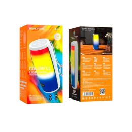 Портативная колонка BOROFONE BR20 (Bluetooth/USB/TF/AUX/3 ч/2400 mAh/5Вт/светящаяся) белая