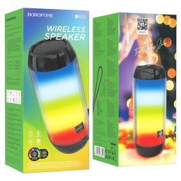 Портативная колонка BOROFONE BR25 (Bluetooth/USB/TF/5Вт/светящаяся) черная