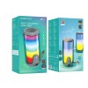 Портативная колонка BOROFONE BR33 (Bluetooth/USB/TF/AUX/светящаяся/5Вт) серая