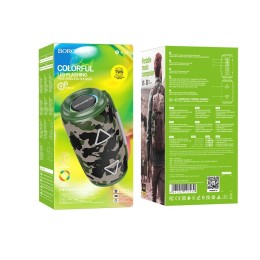 Портативная колонка BOROFONE BR38 (Bluetooth/USB/TF/AUX/5Вт/LED подсветка) камуфляж