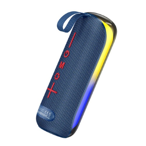 Портативная колонка BOROFONE BR44 (Bluetooth/USB/TF/AUX/5Вт/светящаяся) синяя