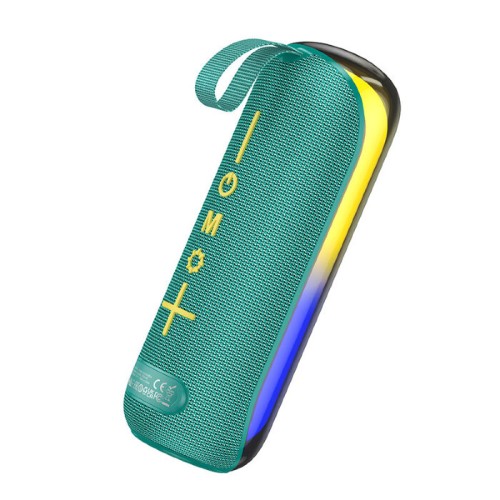 Портативная колонка BOROFONE BR44 (Bluetooth/USB/TF/AUX/светящаяся/5Вт) зеленая