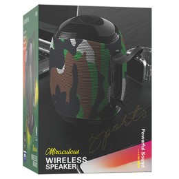 Портативная колонка BOROFONE BR6 (Bluetooth/USB/TF/AUX/5Вт) зеленая