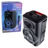Портативная колонка BOROFONE DR03 (Bl/USB/TF/AUX/микр/ПДУ/цветомуз/10Вт/3000 mAh) черные