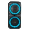 Портативная колонка ELTRONIC 08" 20-07 (Bluetooth/USB/TF/AUX/2 мик/300Вт) 345x650x325 черная