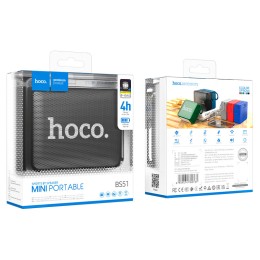 Портативная колонка HOCO BS51 (Bluetooth/USB/TF/AUX/5Вт) черная