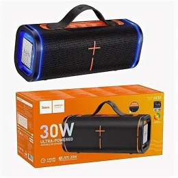 Портативная колонка HOCO HC51 (Bluetooth/USB/TF/AUX/LED подсветка/20Вт) черная