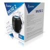 Портативная колонка SMARTBUY MUSE 2 (Bluetooth/FM/USB/IPX4/LED подсветка/8Вт) черная