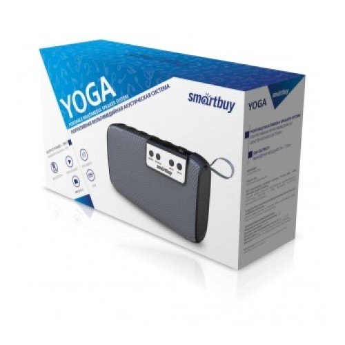 Портативная колонка SMARTBUY YOGA (Bluetooth/MP3/FM/5Вт) черная