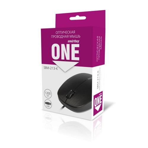 Проводная мышь SMARTBUY 213 черная