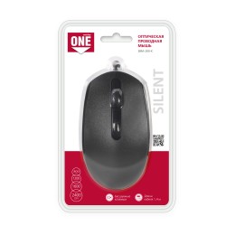 Проводная мышь SMARTBUY 280 беззвучная черная