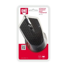 Проводная мышь SMARTBUY 334 с подсветкой черная