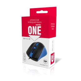 Проводная мышь SMARTBUY 352 сине-черная