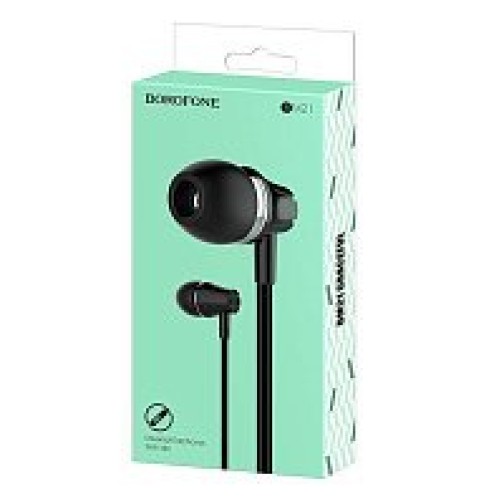 Проводные наушники 3.5 BOROFONE BM21 черные