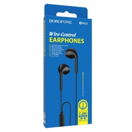Проводные наушники 3.5 BOROFONE BM54 черные