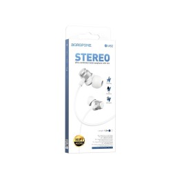 Проводные наушники 3.5 BOROFONE BM62 серебристые