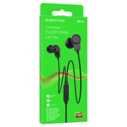 Проводные наушники 3.5 BOROFONE BM64 черные