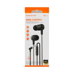 Проводные наушники 3.5 BOROFONE BM84 (Г-образные) черные
