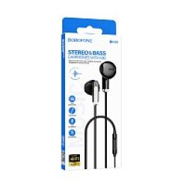 Проводные наушники 3.5 BOROFONE BM89 черные