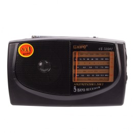 Радиоприемник KIPO-308AC (FM/AM/TV/SW1/SW2) черный