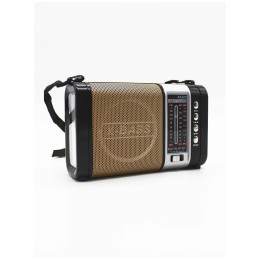 Радиоприемник Waxiba XB-772ВТ (Bl/USB/TF/FM/AM/SW/фонарик) золотистый