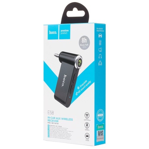 Ресивер Bluetooth HOCO E58 черный