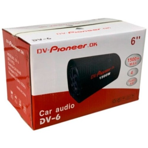 Сабвуфер активный с усилителем DV-Pioneeir 6" (1500W/4OM)