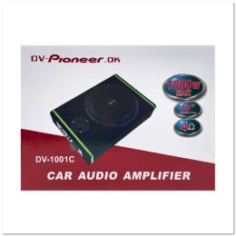Сабвуфер Активный (со встроенным усилителем) DV-Pioneeir 10" DV-1001C (1800W/4OM)