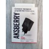 Сетевое ЗУ AKSBERRY T43 (1USB QC3.0/PD 20W) черное