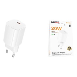 Сетевое ЗУ BOROFONE BA103A (PD 20W) белое