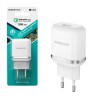 Сетевое ЗУ BOROFONE BA36A (USB QC3.0/18W/3A) белое