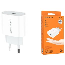Сетевое ЗУ BOROFONE BA61A (PD 10W/2.1A) белое