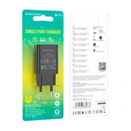 Сетевое ЗУ BOROFONE BA68A (1USB/2.1A) черное