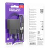 Сетевое ЗУ BOROFONE BAS11A + кабель Micro USB (USB/2.1A/10.5W) черное