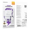 Сетевое ЗУ BOROFONE BAS43A + кабель Type-C/Type-C (PD 20W/3A) белое