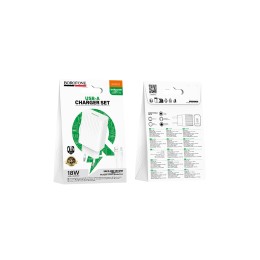 Сетевое ЗУ BOROFONE BAS72A + кабель Micro USB белое
