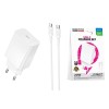 Сетевое ЗУ BOROFONE BAS73A + кабель Type-C-Type-C (PD 20W/3A) белое